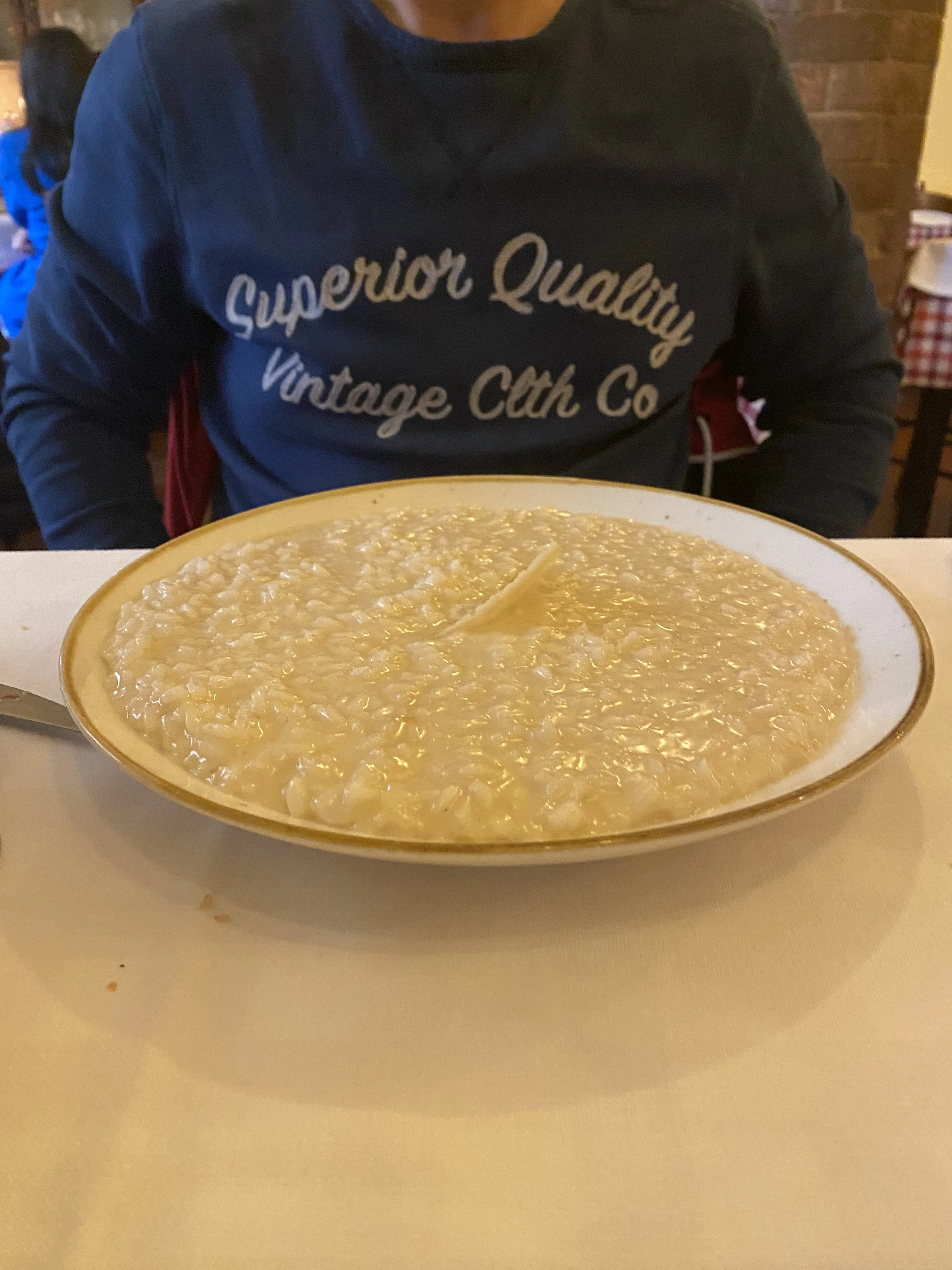 Risotto alla Parmigiana en el post de la Crítica Trattoria Corrieri