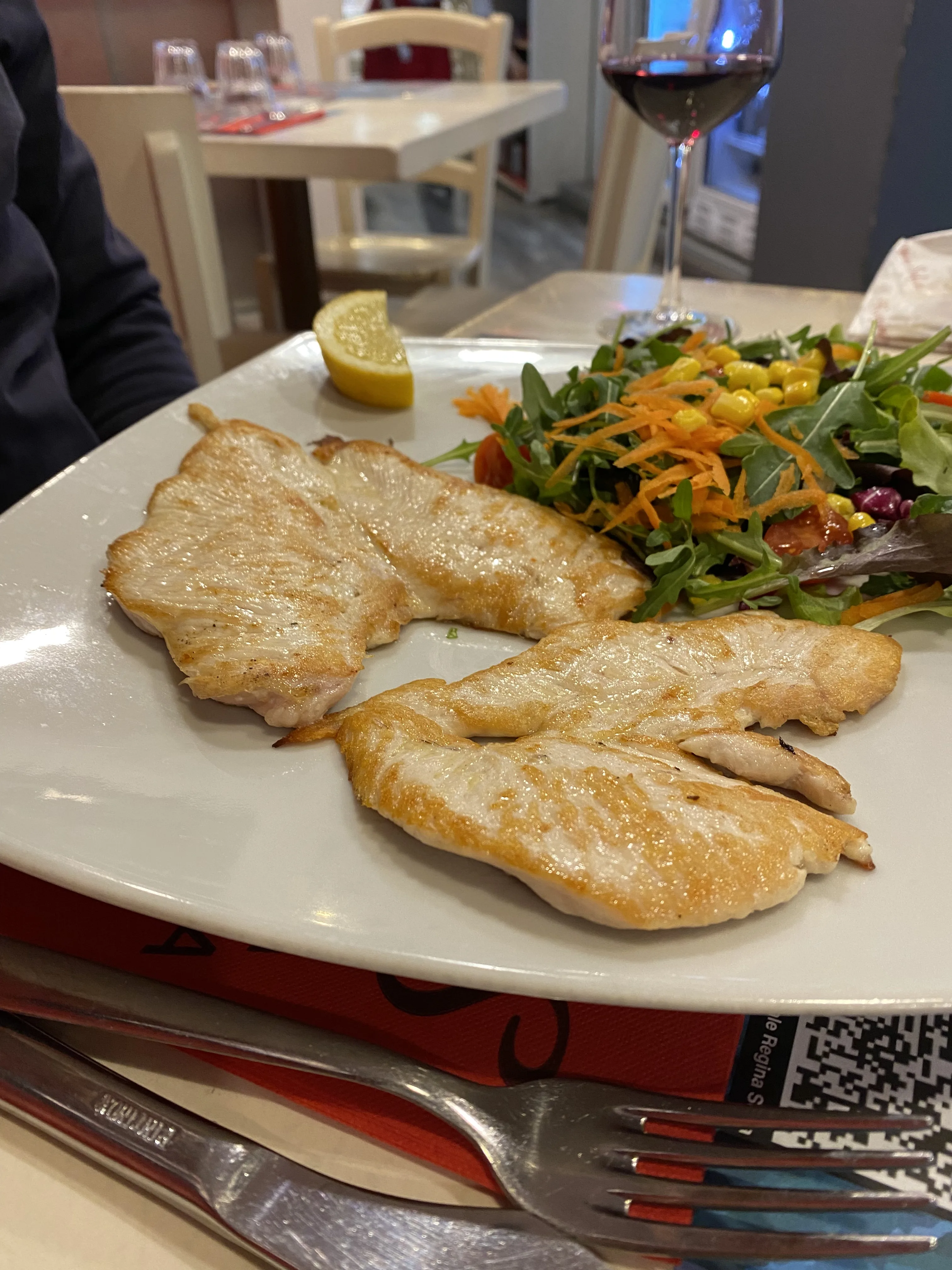 Pollo Grigliato en el post de la Crítica Regina Sofia