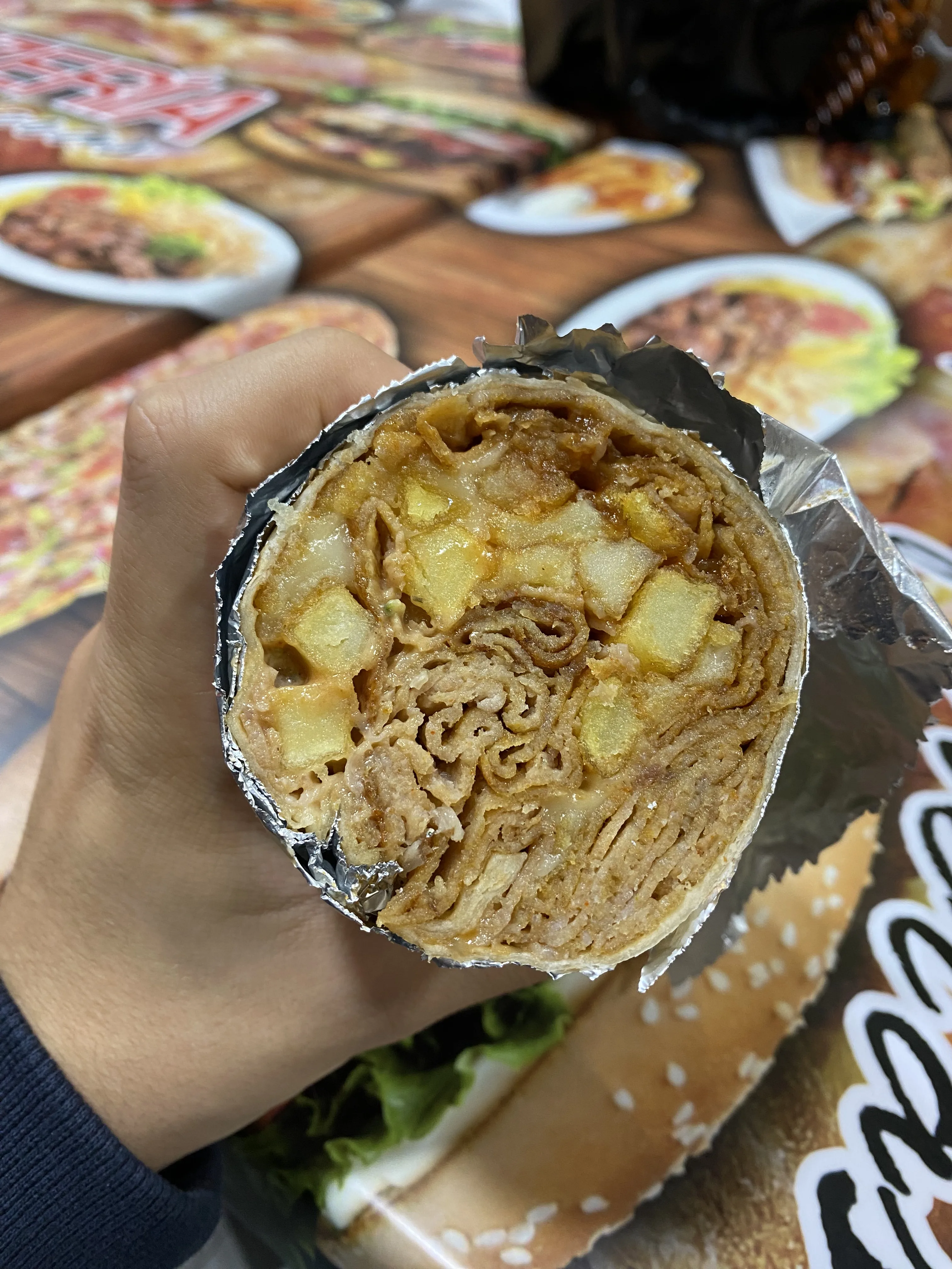 Kebab con Fingers de Queso en el post de la Crítica Toni Pizzería