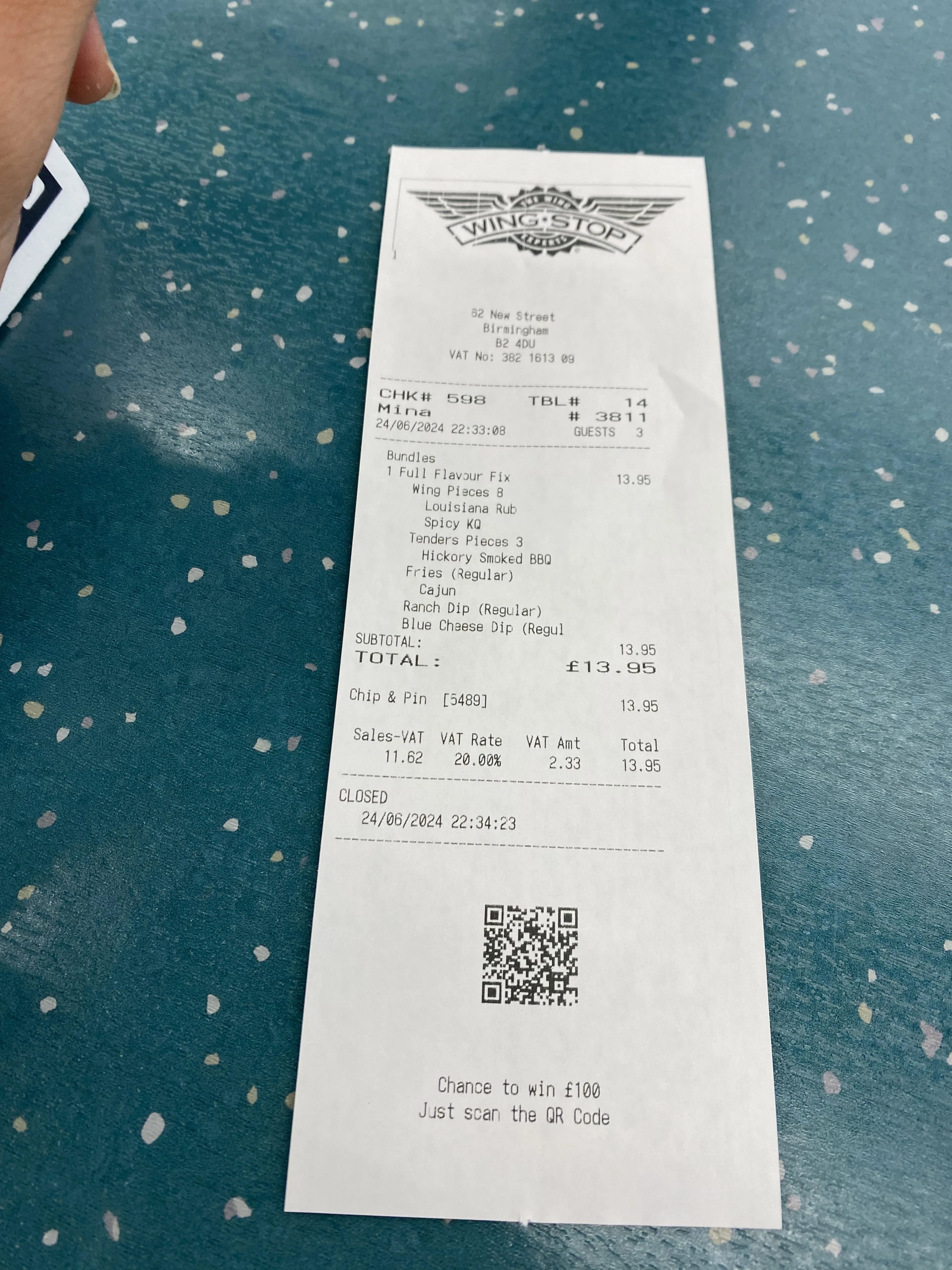 Valoración Final Valoración Final en el post de la Crítica Wingstop