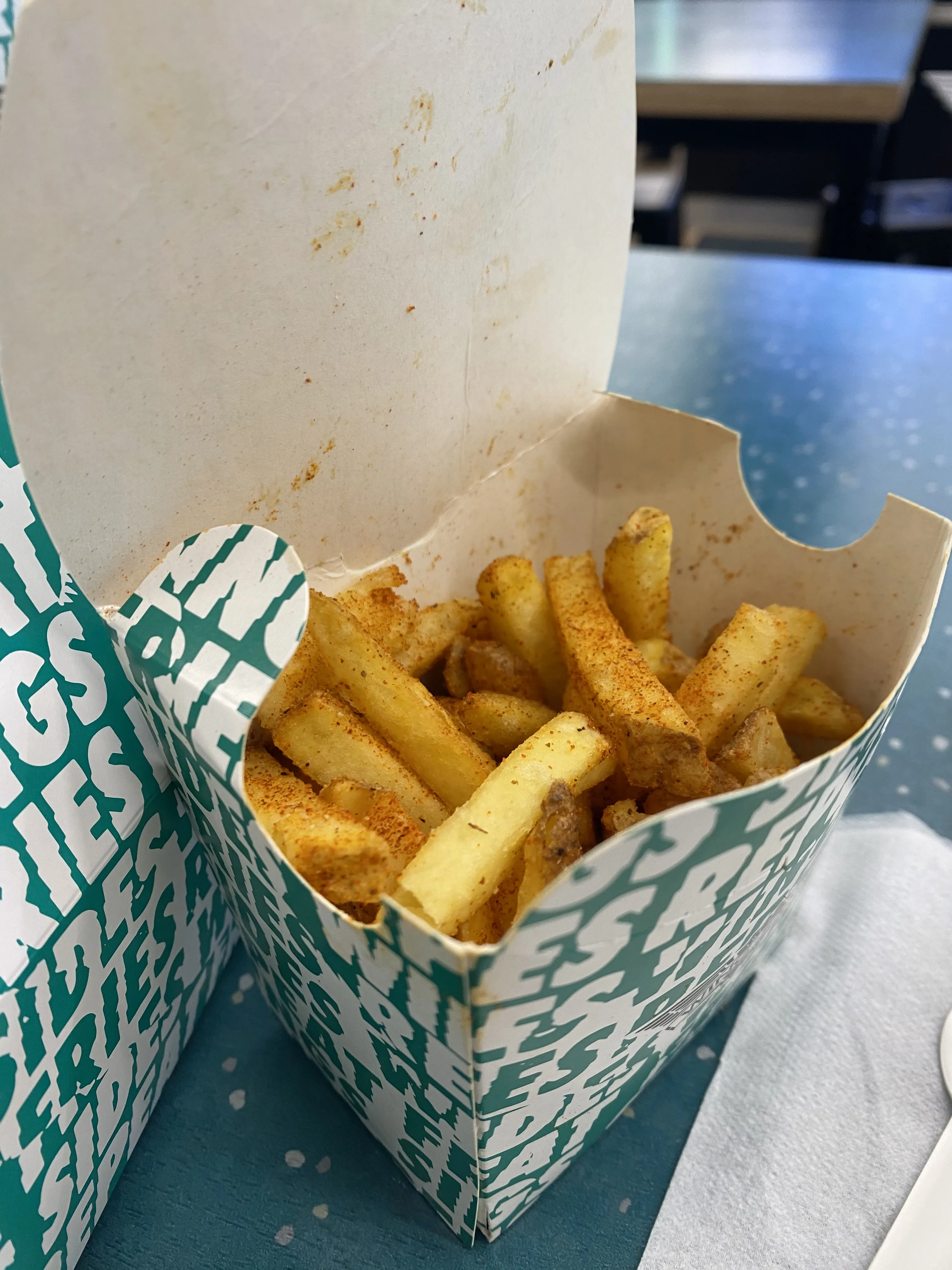 Fries Cajun (Ranch, Blue Cheese) Fries Cajun (Ranch, Blue Cheese)