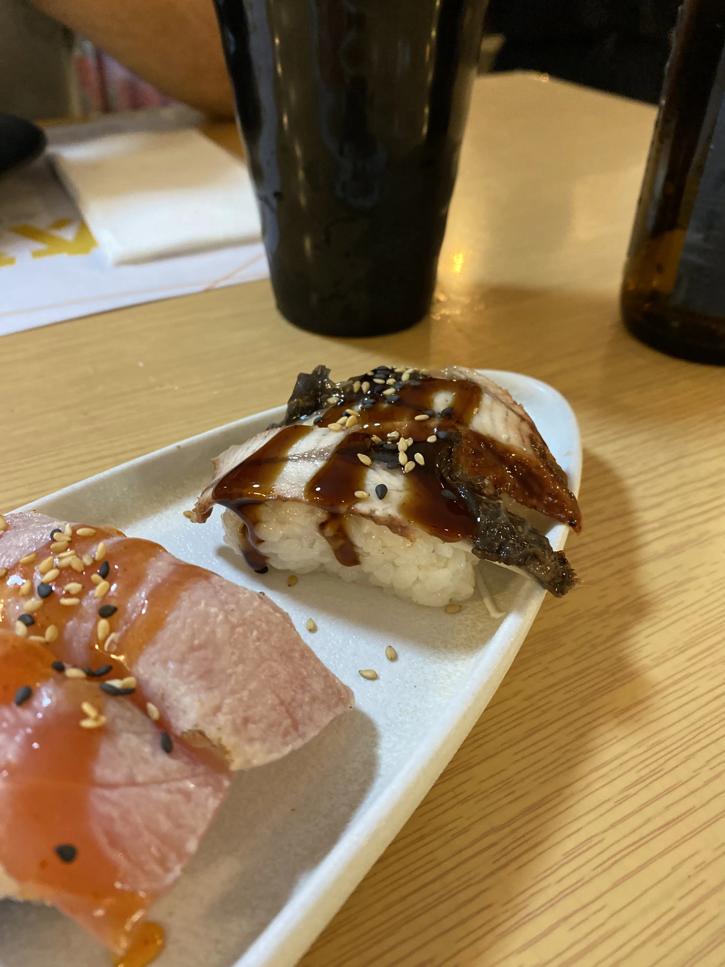 Nigiri de Anguila Nigiri de Anguila en el post de la Crítica Ashita Restaurante
