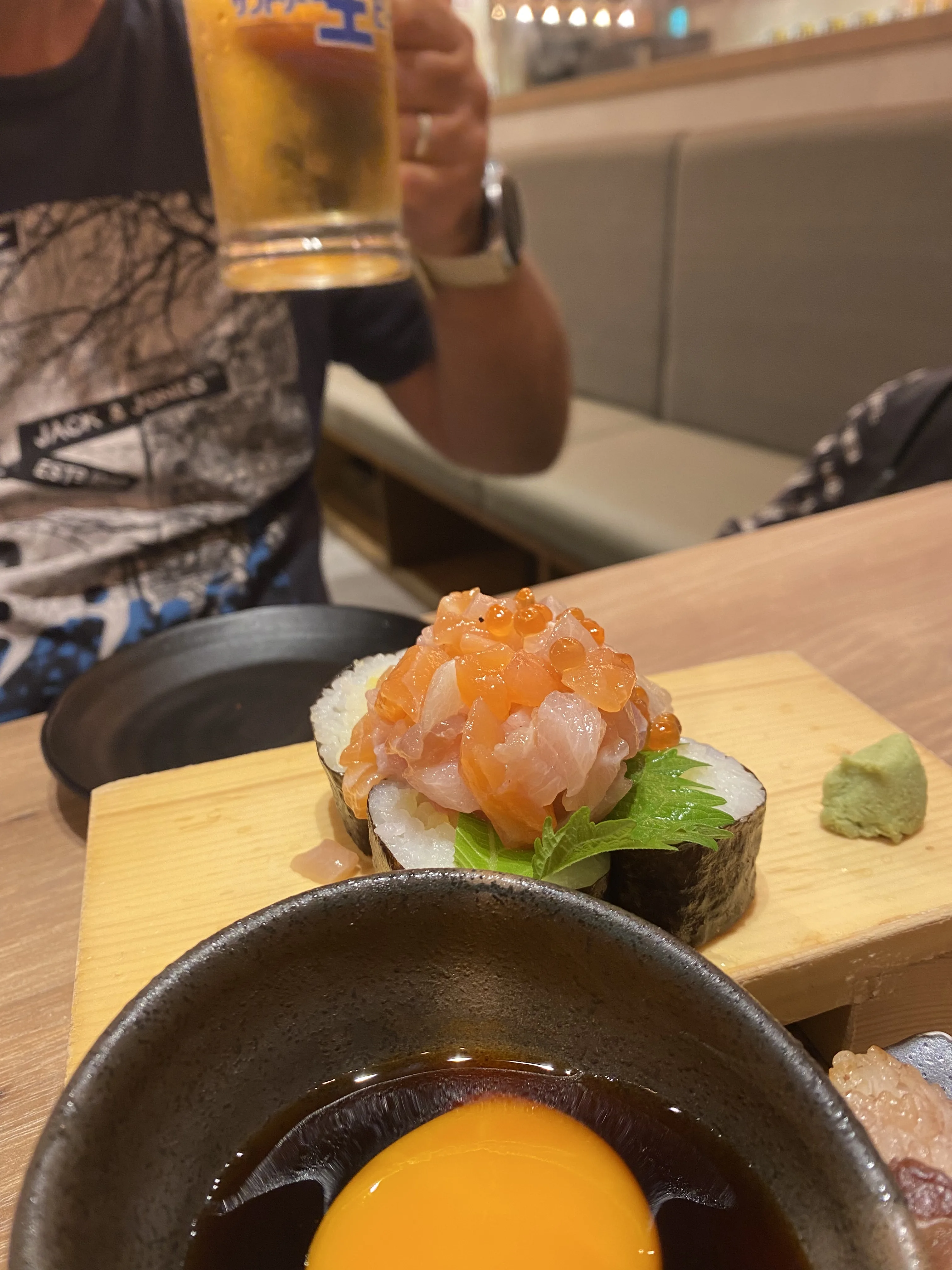 Sushi derramado de Marisco Sushi derramado de Marisco