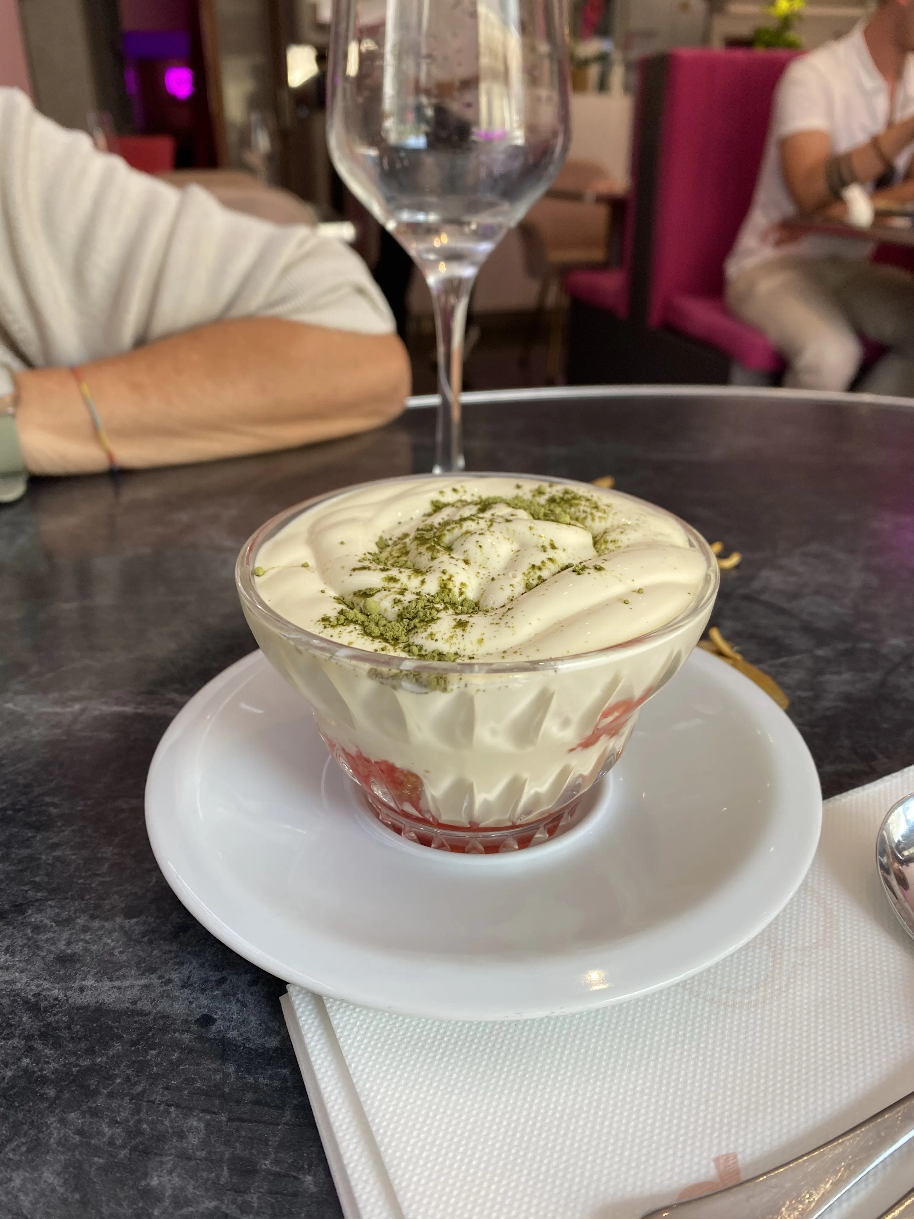 Tiramisú de Té Matcha Tiramisú de Té Matcha