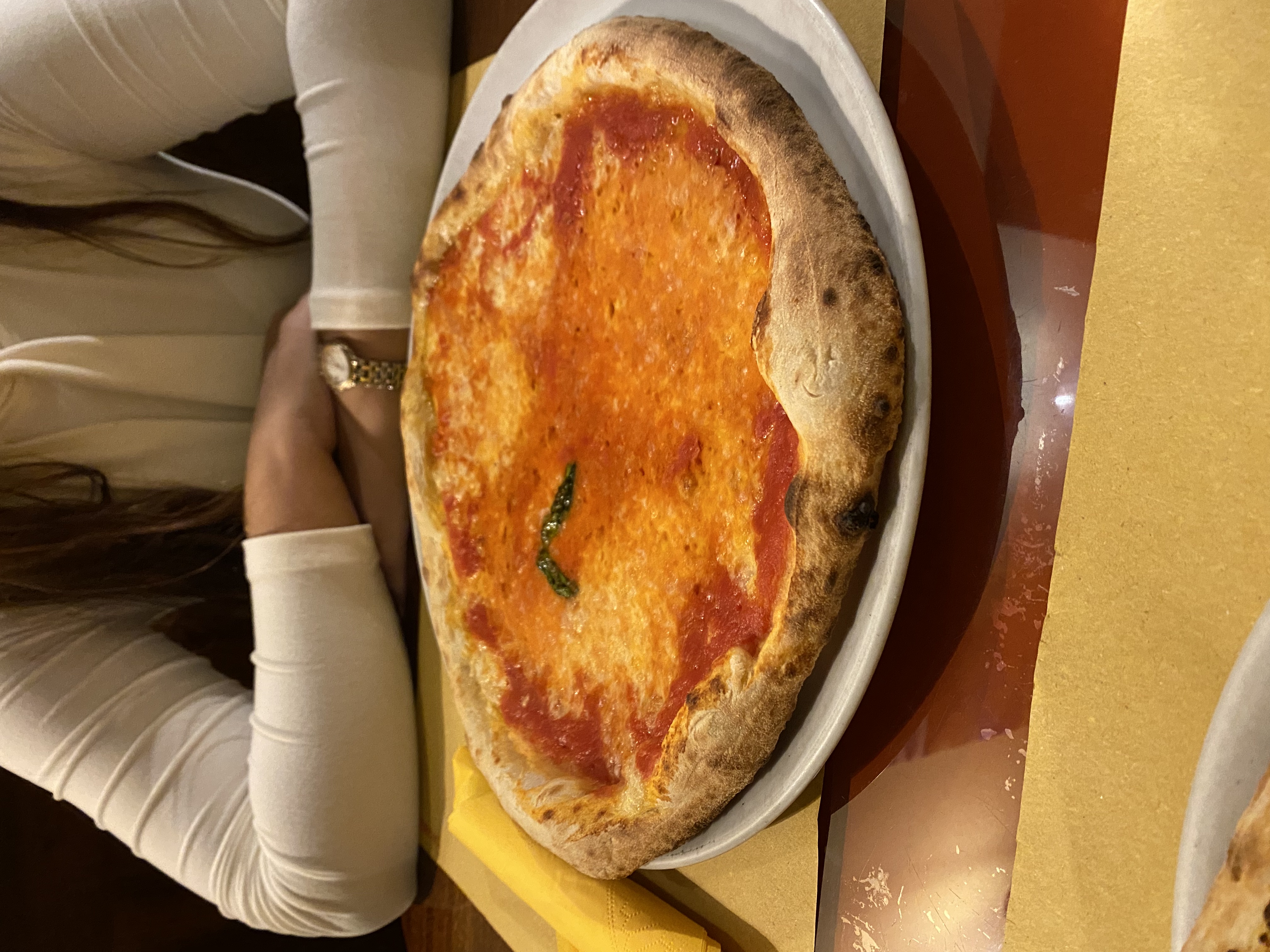 Pizza Margherita Pizza Margherita en el post de la Crítica Da Ciro Leone 1924