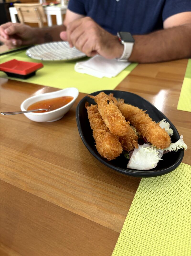 Tempura de Langostinos Tempura de Langostinos en el post de la Crítica Nagoya SUSHI