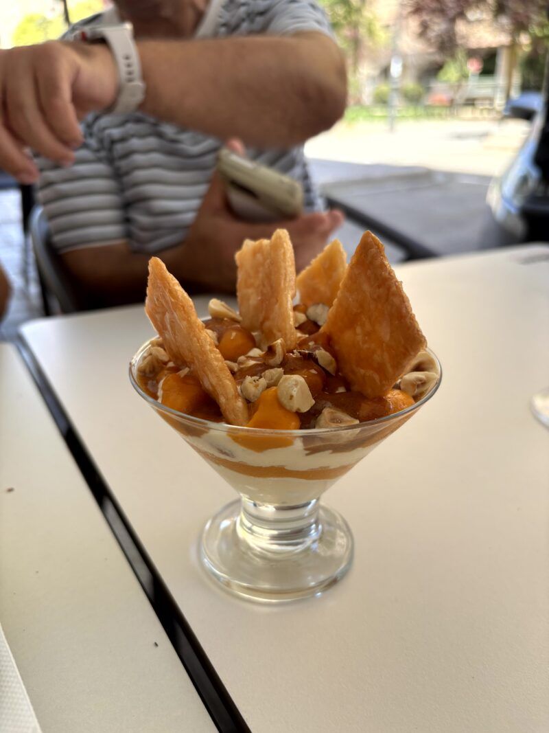 Milhojas de Yogur y Boniato Asado Milhojas de Yogur y Boniato Asado