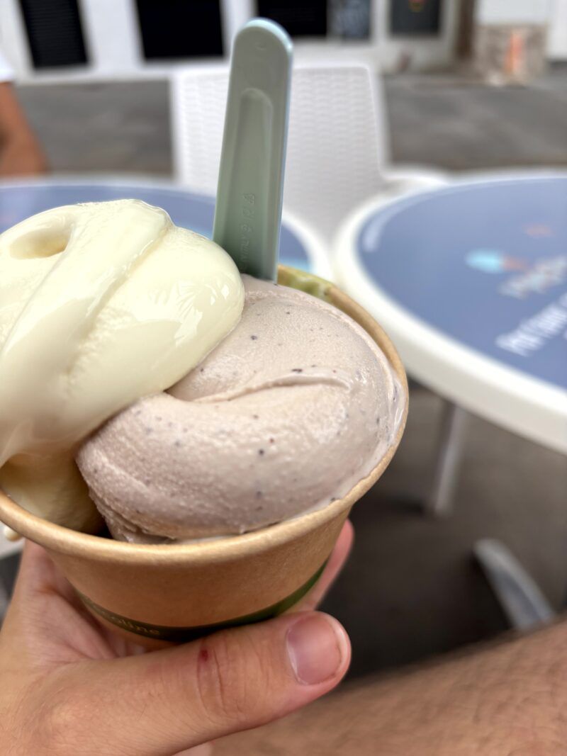 Helado de Stracciatella Helado de Stracciatella