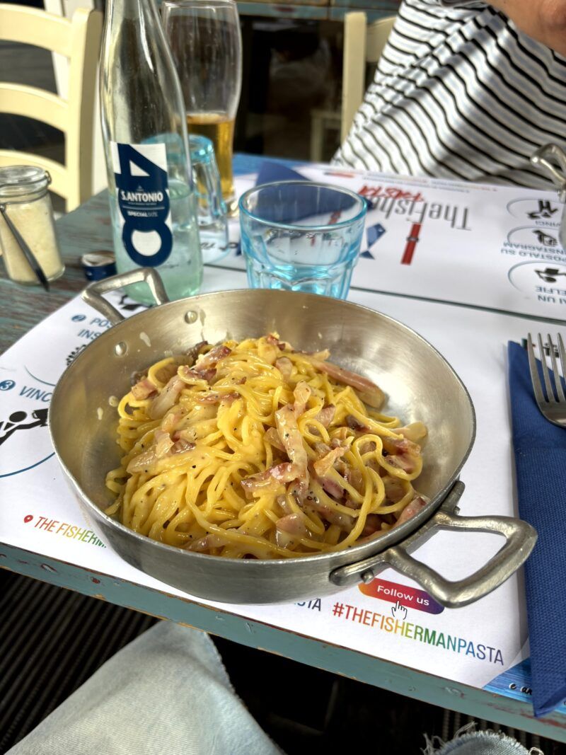 Spaghetti alla Carbonara Spaghetti alla Carbonara en el post de la Crítica The FisherMan Pasta