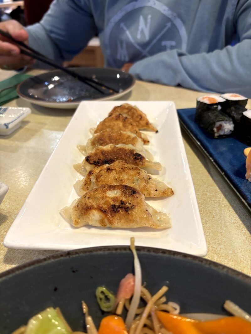 Chicken Gyoza Chicken Gyoza en el post de la Crítica Wabisabi Sushi and Noodles Bar